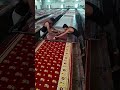 Print Beautiful Fabric Carpets Fast Using Large Manual Screen Squeegees
