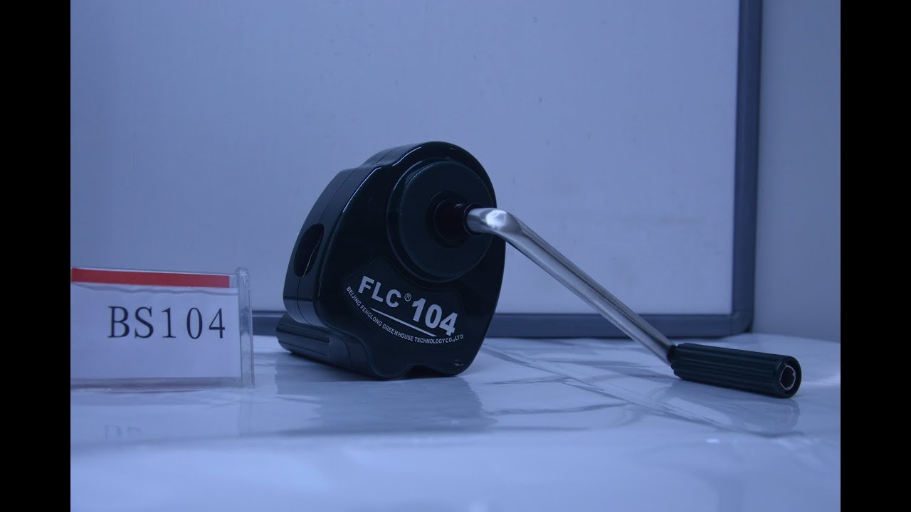 Sidewall Manual Film Reeler Hand Crank Winch RollUp Unit for Poly Film