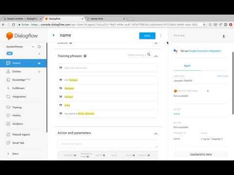 Dialogflow Chatbot – (Almost) Bulletproof Name Recognition With the System Person Entity