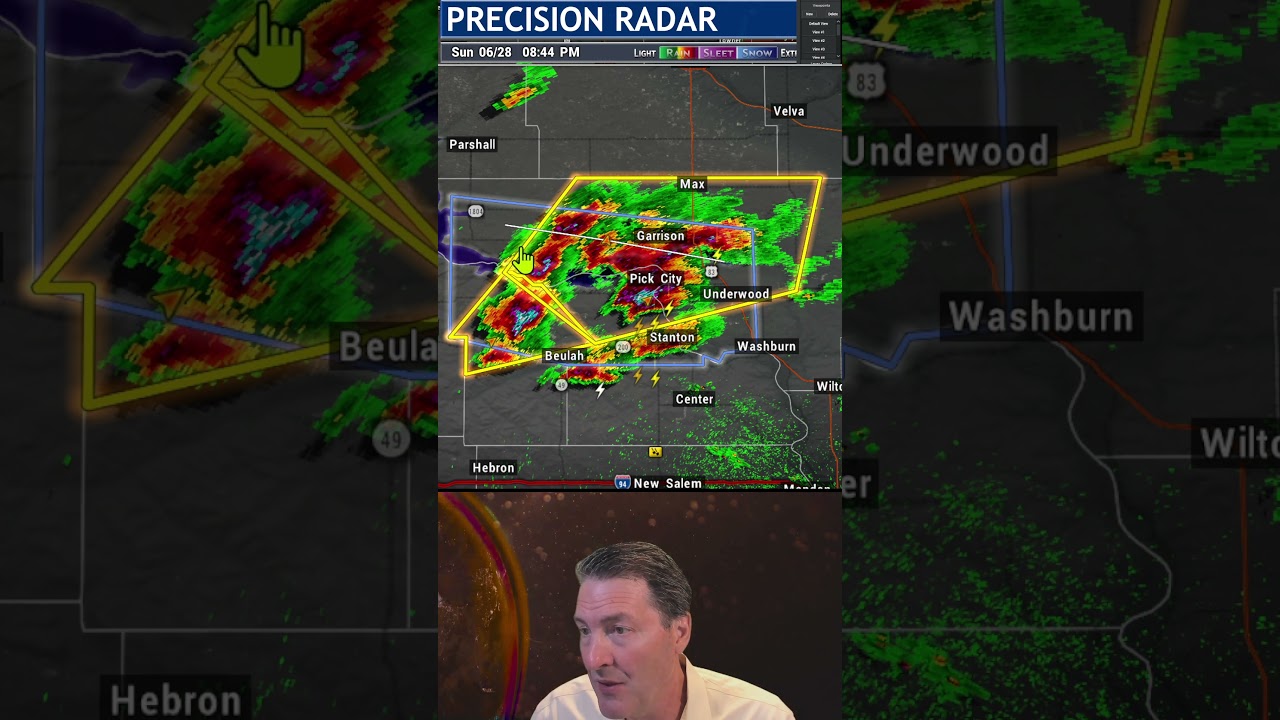 Hail and Wind threat moving 30 mph #severe #hail #weatherupdate