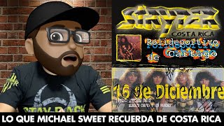 Lo que Michael Sweet recuerda de Costa Rica