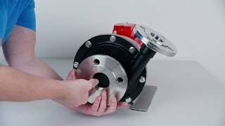 Drehbarer Pumpenkörper