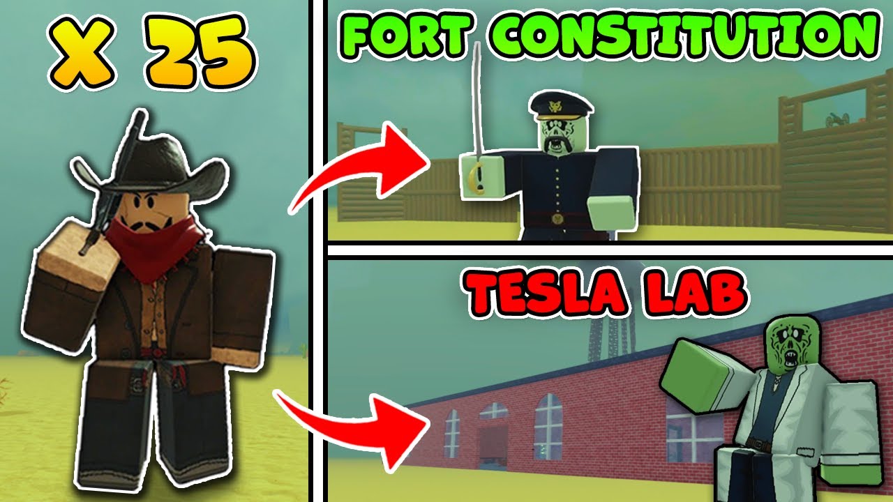 Dead Rails | Roblox | Outlaws take over Fort Constitution and Tesla Lab ...