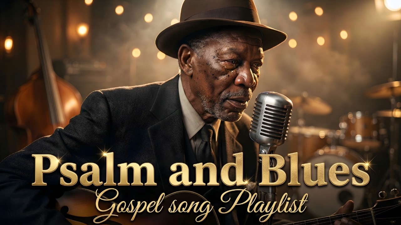 Psalm 91 & 23 Blues Playlist ✝️ Vintage Gospel for Deep Sleep & Healing Soul | Old School Prayer