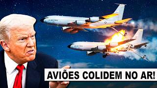 Avião-Tanque Kc-135 Colide No Ar E Cai No Iraque Eua Retiram Sanções Do Petróleo Da Rússia