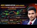 ADX Indicator Explained | How to Use ADX for Trend Strength &amp; Big Moves | Complete Guide |Series #08