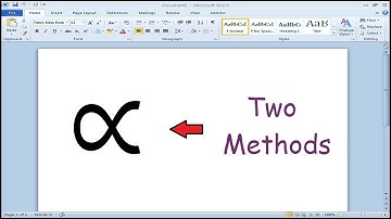 How to type proportional to symbol in Word