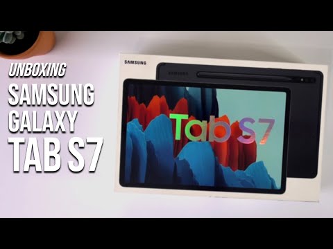 Unboxing Samsung Galaxt Tab S7