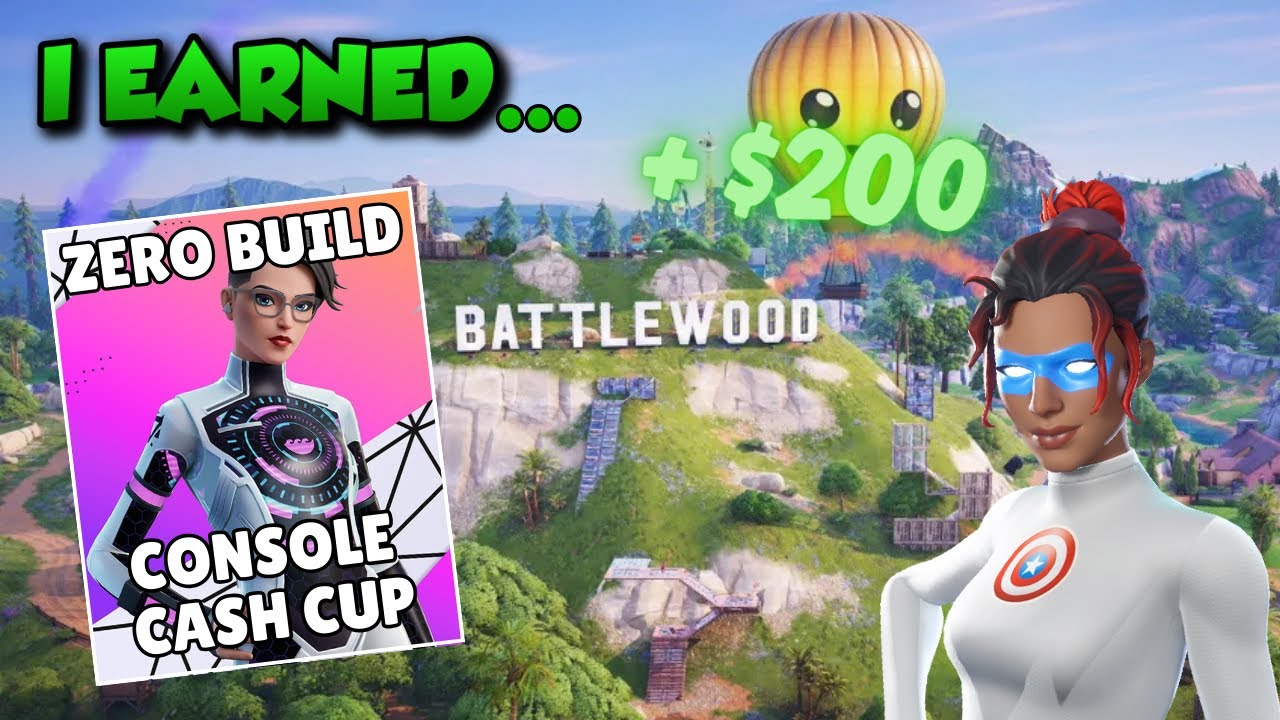 My *FIRST* Official Earnings | Zero Build Console Victory Cash Cup | Fortnite Chapter 7 Season 1