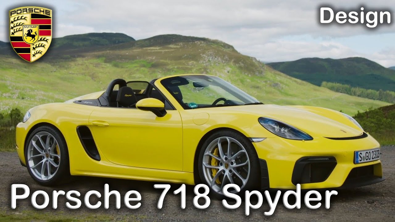 2020 Porsche 718 Spyder Exterior, Interior & Drive Racing Yellow - YouTube