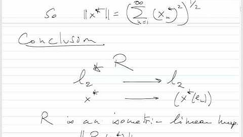 Examples of Dual Spaces