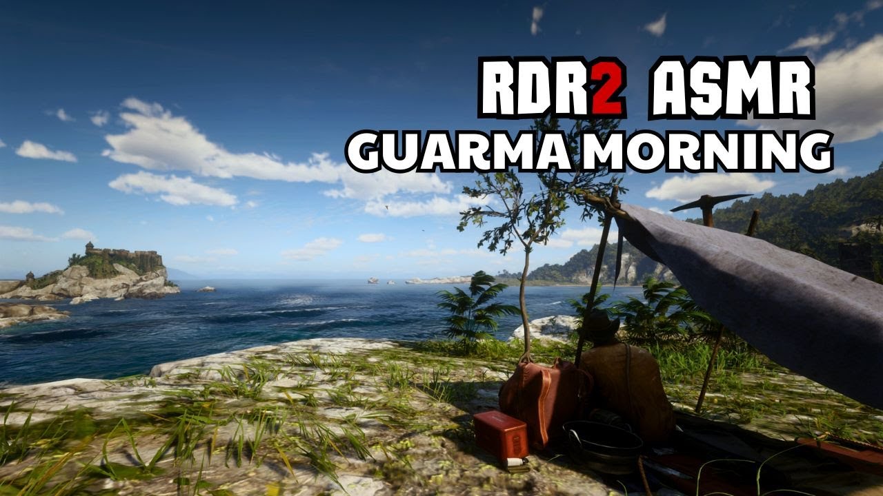 Morning Waves at Guarma Shore | RDR2 ASMR Ambience