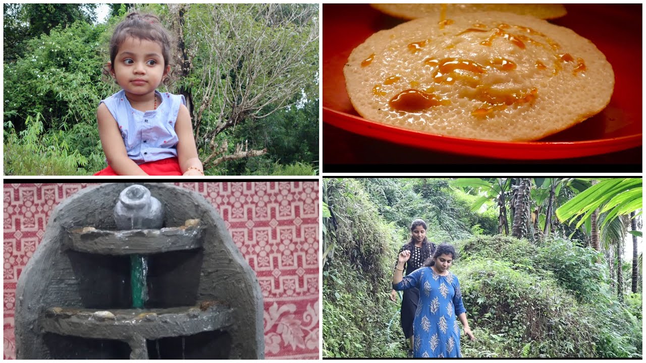 ನಾವು ಎಲ್ಲಿಗೆ ಹೋಗಿದ್ವಿ!! Traditional dosaHow to make water fountain at