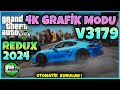 2024 REDUX 4K GRAFİK MODU | GERÇEKÇİ SİLAH SESLERİ | TANK MODU ASKER MODU |  V3179 GTA 5