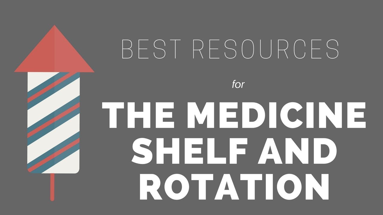 Best Resources for Medicine Shelf and Rotations YouTube
