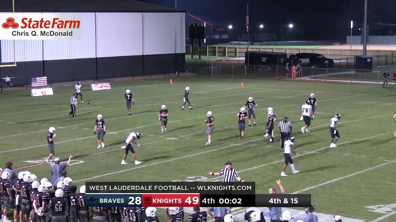 West Lauderdale Football vs South Jones YouTube