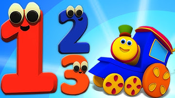 بوب القطار عد الأرقام | فيديو التربوية | تعلم الأرقام | أرقام القطار | كونتينج | Counting Numbers