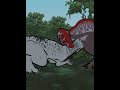 Indominus Rex vs Spinosaurus | Jurassic World Animation #shorts