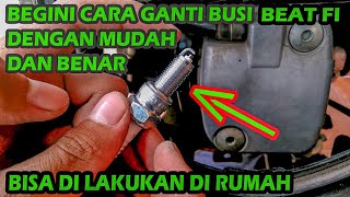 cara ganti busi motor vespa matic.ga pakai ribet...coyyy