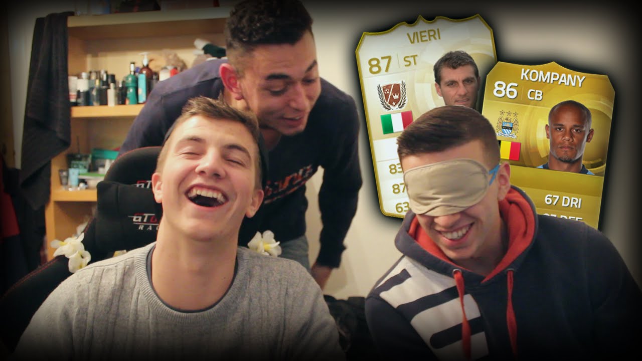 BLINDFOLDED GUESS WHO FIFA PACKS w/ SURPRISE DISCARD! - FIFA 15 PACK OPENING