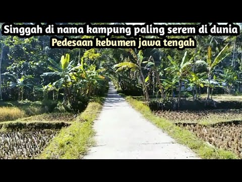 VIRAL!!.Nama kampung paling serem di dunia.pedesaan kebumen jawa tengah indonesia