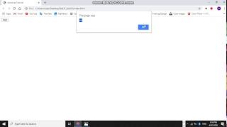 Javascript tutorial, part 1. Alerts