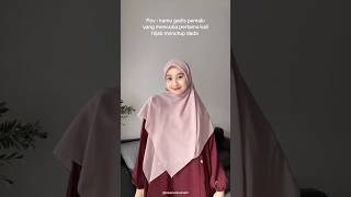 Tutorial Hijab Segi Empat Menutup Dada 🍀 #hijab #fashion #style #tutorial #diy #shorts #makeup 249