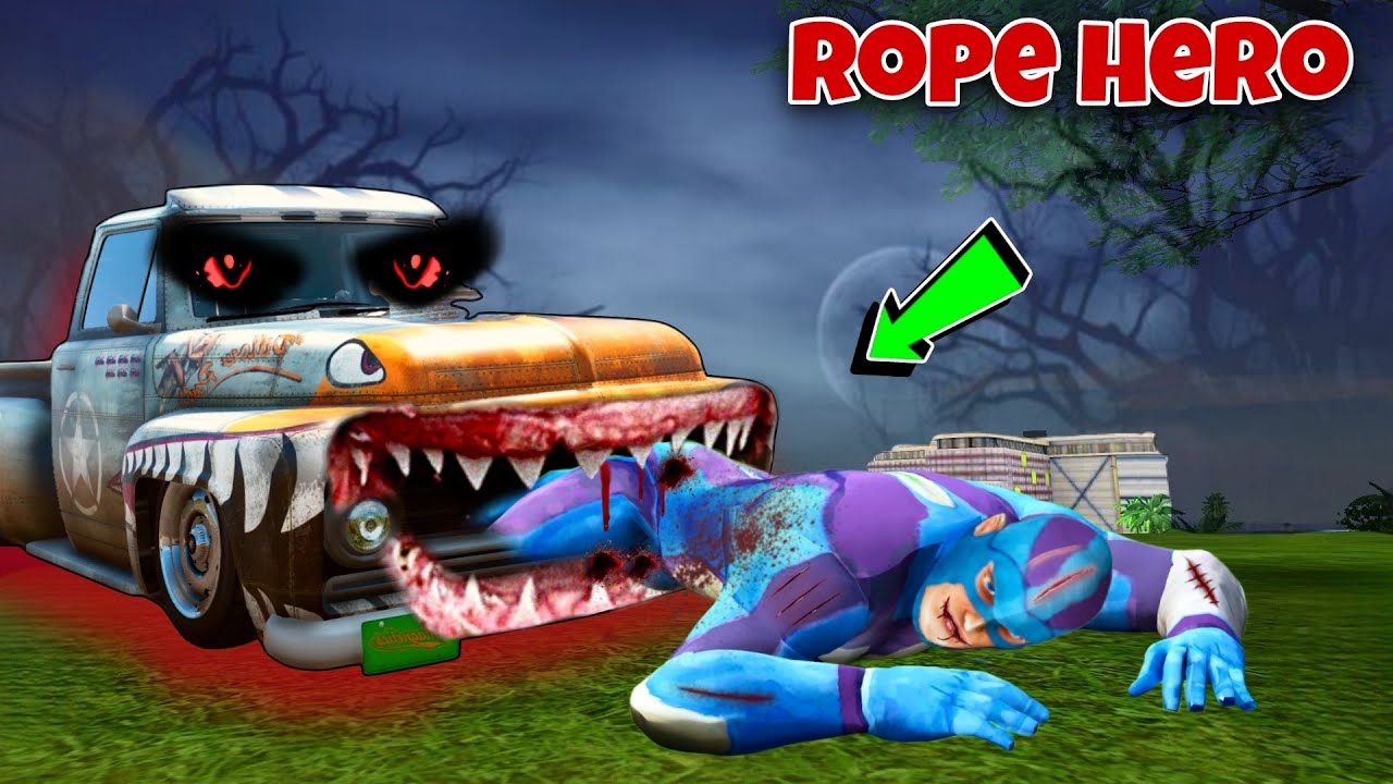 Cursed Killer Car attack | Rope Hero Saved The Life of His Friend Tipson In Gta 5 | Gta v Episode 10