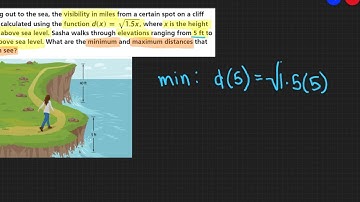 Lesson 5.3: Ex. 5- Interpret a Radical Function Model