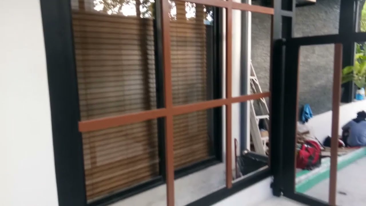 modern mini gate2022 with biowood done stallation