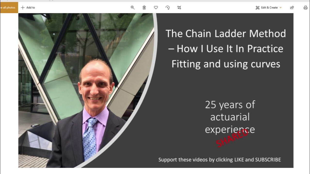 Chain ladder - Practical Guide 2 of 3