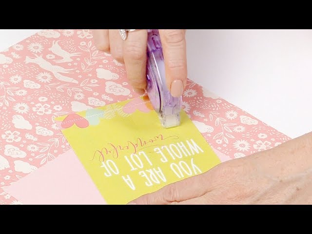 How to Use the Permanent Adhesive Roller - Sizzix 