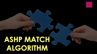 This is how ASHP matches you with a residency program