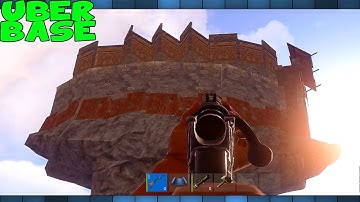 Rust - Mushroom Rock Base Build [Tutorial] *Hard to Raid*