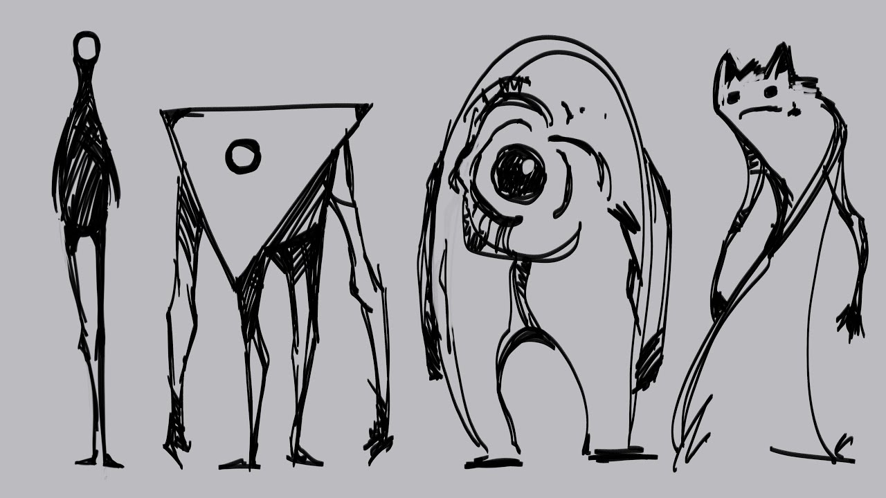 Character Design Sketching | Concept Art Practice | Timelapse | Speedpaint