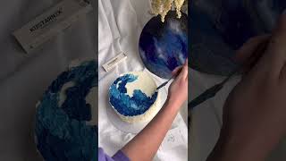 Динамично🌊 #торт #cakedecorating #кондитер #cakedesign #cake #торты #десерты #рецепт #рецепты #море