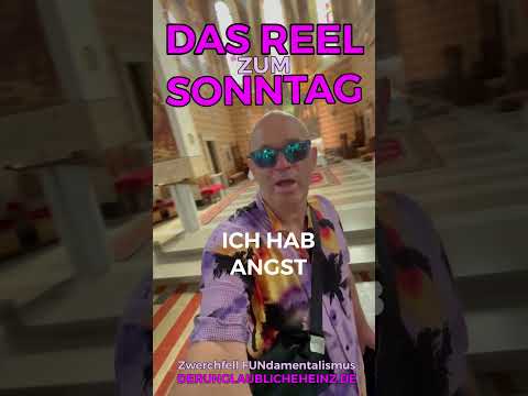 Das Reel zum SONNTAG. Die Comedy Predigt. Pater Lustig ist komisch