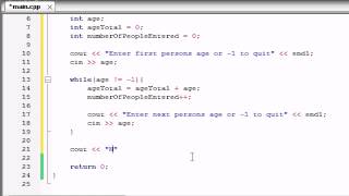 Buckys C++ Programming Tutorials   20   Sentinel Controlled Program