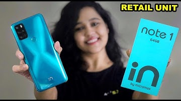 Micromax IN Note 1 RETAIL UNIT Unboxing & Honest Review - NOT A PERFECT PHONE