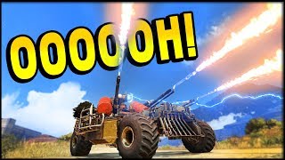Crossout - TRIPLE FIREBUG + TESLA = INSANELY AWESOME! (Crossout Gameplay)