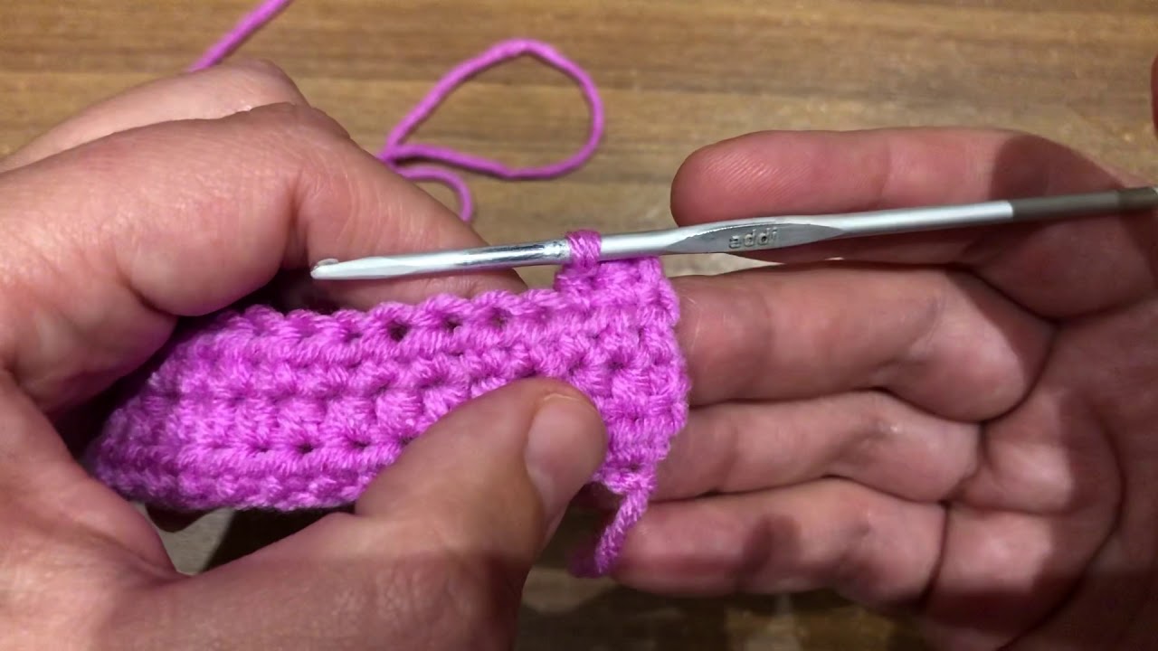 How to decrease half double crochet stitch 🧵🧶 🪡 - YouTube