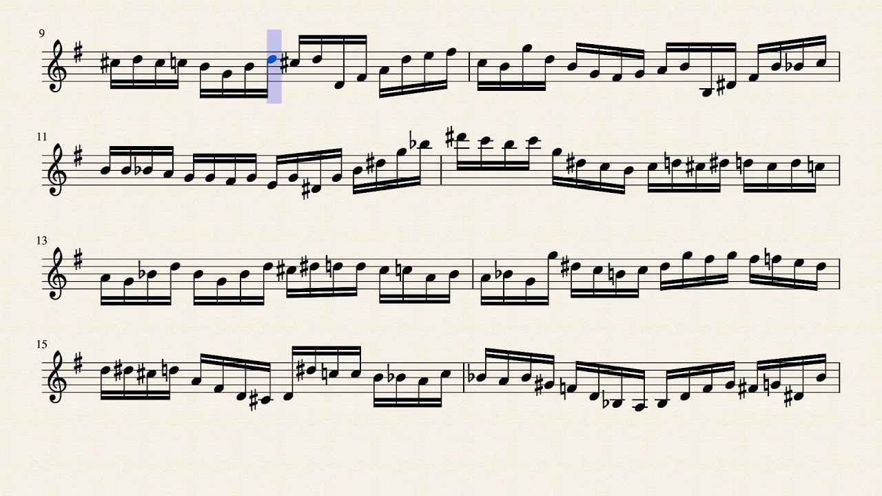 G Major Xylophone Prelude YouTube