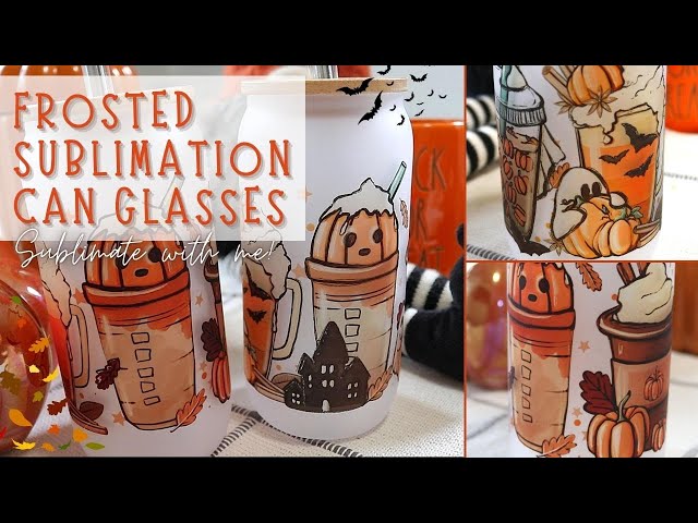 How to sublimate on glass - Libby Beer can glasses Clear and