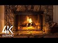 8 HOURS of Fireplace Sounds - 4K Crackling Fireplace for Sleeping, Reading, Relaxation - Part #2