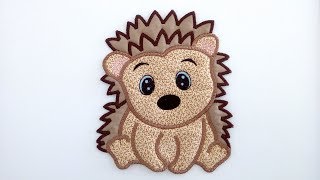 ITH Large Hedgehog Applique   By Kreative Kiwi