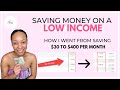 WANT TO SAVE BUT FEEL BROKE? How to save money fast on a low income | 5 money saving tips
