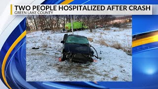 One critically injured after multi-vehicle, chain reaction crash in Green Lake County