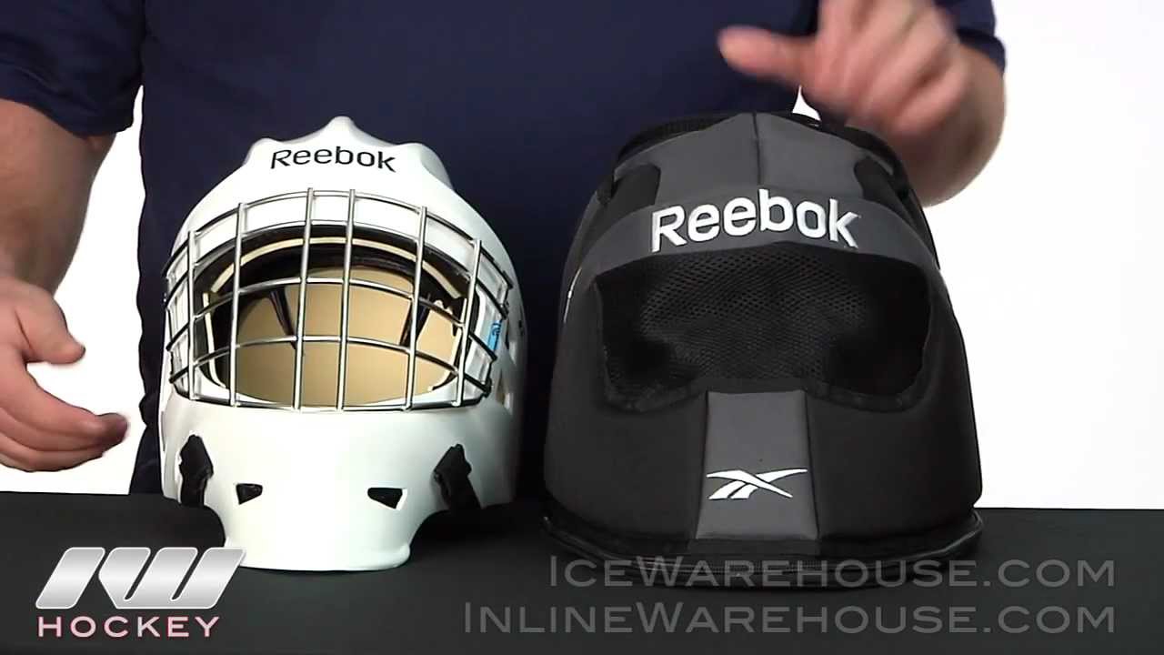 Reebok 9K Goalie Mask - YouTube