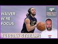 Nba fantasy basketball waiver wire streams for tuesday nba fantasybasketball