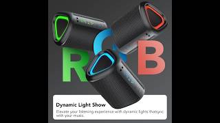 aowoka Cassa Bluetooth Portatile 40W, Altoparlante Bluetooth con Doppio Bassi, Impermeabile IPX7, Luci RGB, 24h Autonomia, TWS/AUX/TF, Casse Bluetooth per Feste/Outdoor/Viaggi